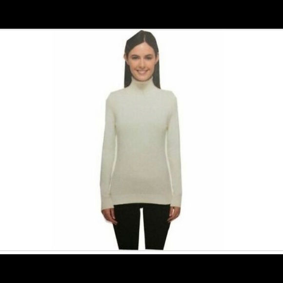 Andrew Marc Ladies Turtle Neck/Birch - Picture 4 of 6